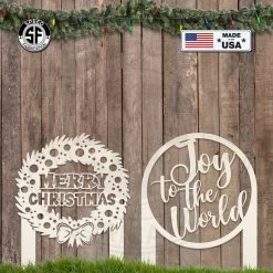 Speed Fabrication Assorted Christmas/Winter Holiday Metal Yard Stakes