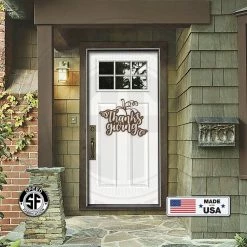 Speed Fabrication Thanksgiving Pumpkin Autumn DΓ©cor Metal Sign Fall/Autumn Metal Signs