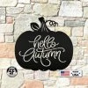 Speed Fabrication Fall/Autumn Metal Signs Hello Autumn Pumpkin Fall Décor Metal Sign
