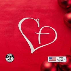 Speed Fabrication Assorted Heart Metal Christmas/Holiday Ornaments