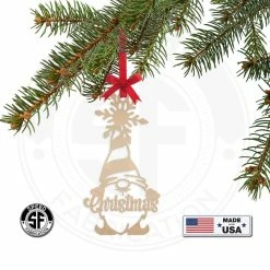 Speed Fabrication Assorted Gnomes Metal Christmas/Holiday Ornaments