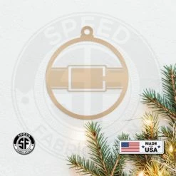 Speed Fabrication Assorted Santa Claus Themed Metal Christmas/Holiday Ornaments