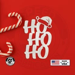 Speed Fabrication Assorted Santa Claus Themed Metal Christmas/Holiday Ornaments