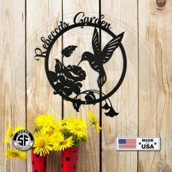 Speed Fabrication Animal Metal Signs Custom Hummingbird Sign - Hummingbird Gift