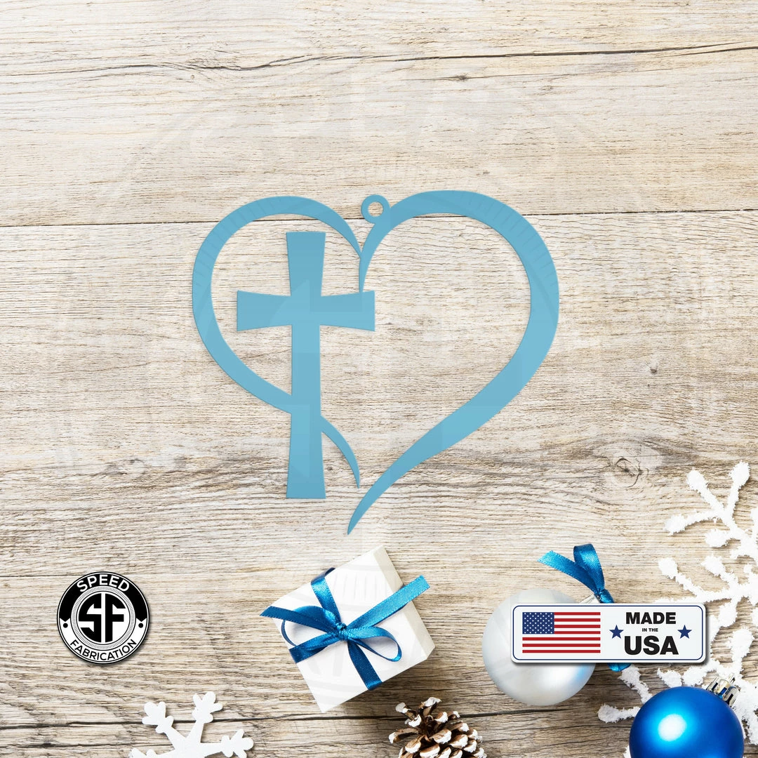 Speed Fabrication Assorted Heart Metal Christmas/Holiday Ornaments