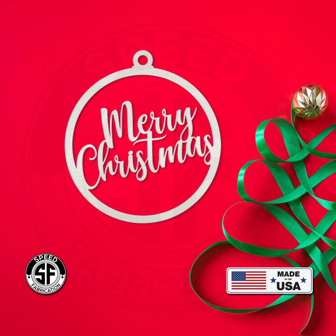 Speed Fabrication Assorted Christmas Sayings Metal Holiday Ornaments