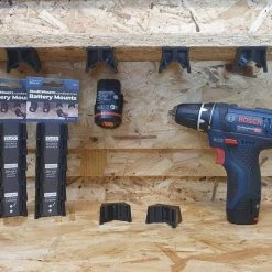 Speed Fabrication Tool Organization Stealth Mounts Bosch 10.8V 12V Battery Mounts