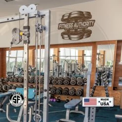 Speed Fabrication Fitness/Gym Metal Signs Personalized Gym Name Dumbbell Metal Sign