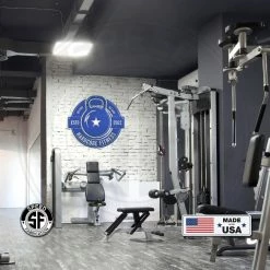 Speed Fabrication Fitness/Gym Metal Signs Personalized Gym Name With Established Date Kettlebell Metal Sign