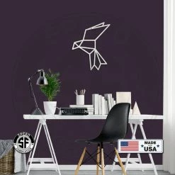 Speed Fabrication Geometric Art Bird Minimalist Wall Decor