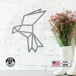Speed Fabrication Geometric Art Bird Minimalist Wall Decor