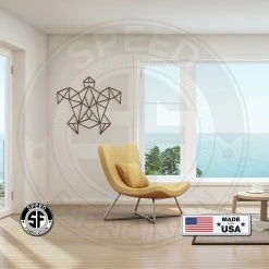 Speed Fabrication Geometric Art Turtle Minimalist Wall Decor