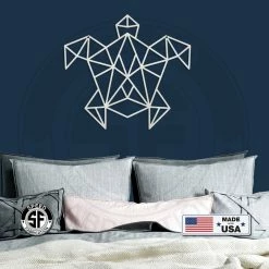 Speed Fabrication Geometric Art Turtle Minimalist Wall Decor