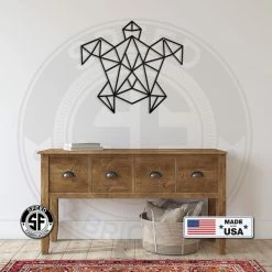 Speed Fabrication Geometric Art Turtle Minimalist Wall Decor