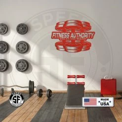 Speed Fabrication Fitness/Gym Metal Signs Personalized Gym Name Dumbbell Metal Sign