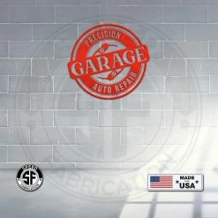 Speed Fabrication Personalized Garage Metal Sign-Muscle Car Sign-Garage Sign Garage Metal Signs