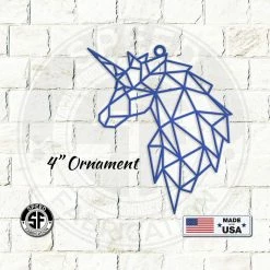 Speed Fabrication Geometric Art Unicorn Minimalist Wall Decor