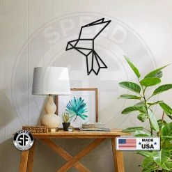 Speed Fabrication Geometric Art Bird Minimalist Wall Decor