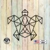 Speed Fabrication Geometric Art Turtle Minimalist Wall Decor