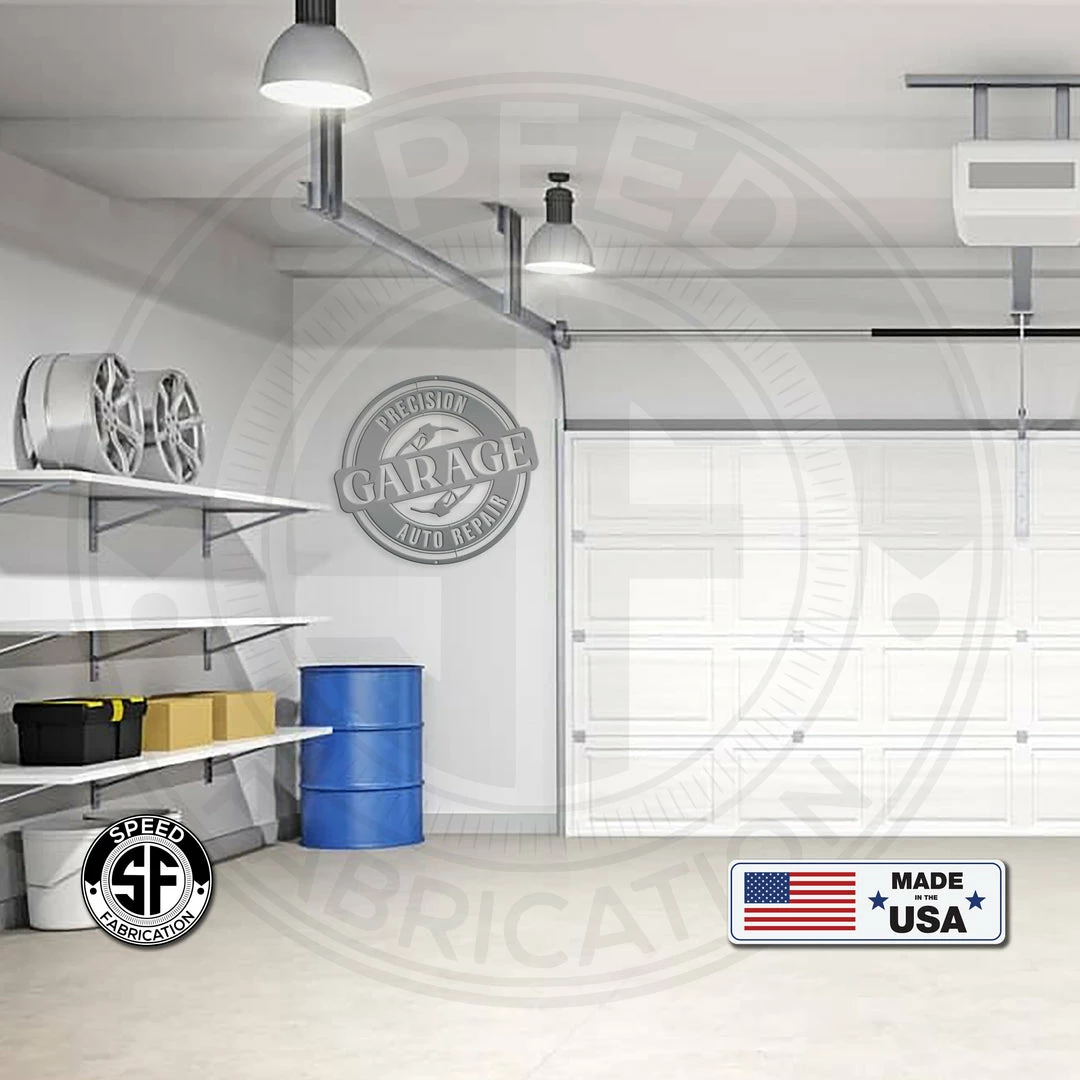 Speed Fabrication Personalized Garage Metal Sign-Muscle Car Sign-Garage Sign Garage Metal Signs