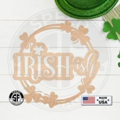 Speed Fabrication Irish-ish St. Patrick's Day Shamrock Metal Sign - St.Patty's Day