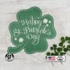 Speed Fabrication Happy St. Patrick's Day Shamrock Metal Sign- St. Patty's Day