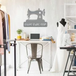 Speed Fabrication Personalized Sewing Room Antique Sewing Machine Metal Sign