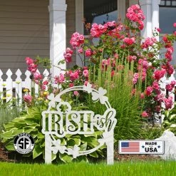 Speed Fabrication Outdoor/Lawn/Garden Metal Signs Assorted St. Patrick's Day Decor Metal Yard Stakes- St. Patty's Day