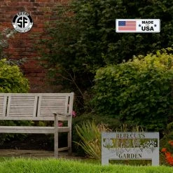 Speed Fabrication Outdoor/Lawn/Garden Personalized Vegetable Garden Metal Yard Stake Sign