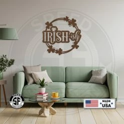 Speed Fabrication Irish-ish St. Patrick's Day Shamrock Metal Sign - St.Patty's Day