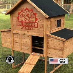 Speed Fabrication Personalized Chicken-Rooster Farm Metal Sign- Chicken Coop Sign Farm Metal Signs