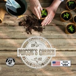 Speed Fabrication Metal Garden Signs And Stakes Custom Rose Garden Sign