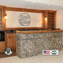 Speed Fabrication Palm Tree Drink Time Metal Sign Bar And Pub Custom Metal Signs