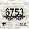 Speed Fabrication Address/House Number Metal Signs Custom House Numbers - Address
