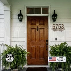 Speed Fabrication Address/House Number Metal Signs Custom House Numbers - Address