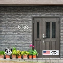 Speed Fabrication Address/House Number Metal Signs Custom House Numbers - Address