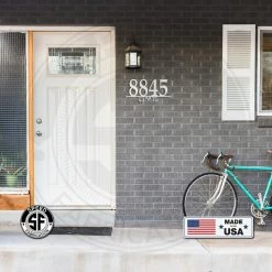 Speed Fabrication Custom Metal House Numbers - Metal Address Sign