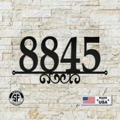 Speed Fabrication Custom Metal House Numbers - Metal Address Sign