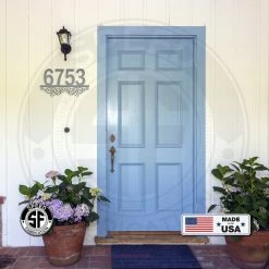 Speed Fabrication Address/House Number Metal Signs Custom House Numbers - Address