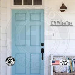 Speed Fabrication Address/House Number Metal Signs Custom Home Address Metal Sign