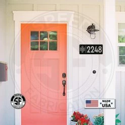 Speed Fabrication Address/House Number Metal Signs Custom House Number - Address