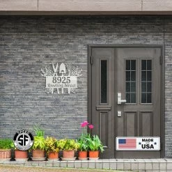 Speed Fabrication Custom Gardening House Numbers - Address Address/House Number Metal Signs