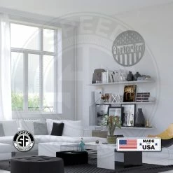 Speed Fabrication America Metal Sign