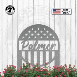 Speed Fabrication Custom Flag Metal Yard Stake - Patriotic Yard Stake