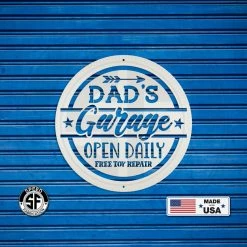 Speed Fabrication Garage Sign For Dad Garage Metal Signs