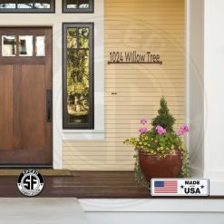 Speed Fabrication Address/House Number Metal Signs Custom Home Address Metal Sign