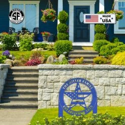 Speed Fabrication Custom Patriotic Name Yard Stake- Family Name Yard Stake