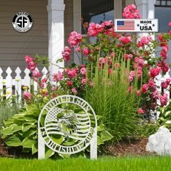 Speed Fabrication Patriotic Metal Signs Custom Eagle Yardstake