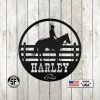 Speed Fabrication Custom Horse Name Metal Sign-Horse Stable Sign