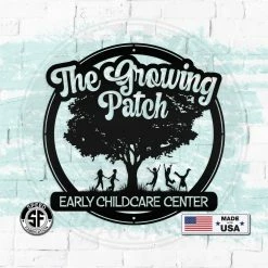 Speed Fabrication Business Indoor & Outdoor Metal Signs Custom Daycare Preschool Metal Sign - Child Daycare Business